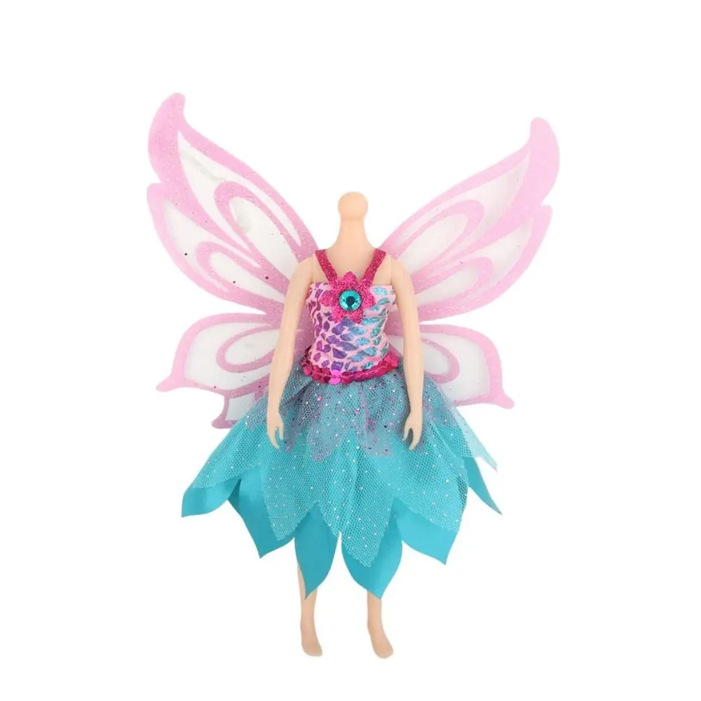 Fashion Clothes Fairy Dresses DY Handmake 8 Styles Shiny Gauze Skirt Cute Butterfly Wing Skirt for 1/6 BJD&30cm Accessories