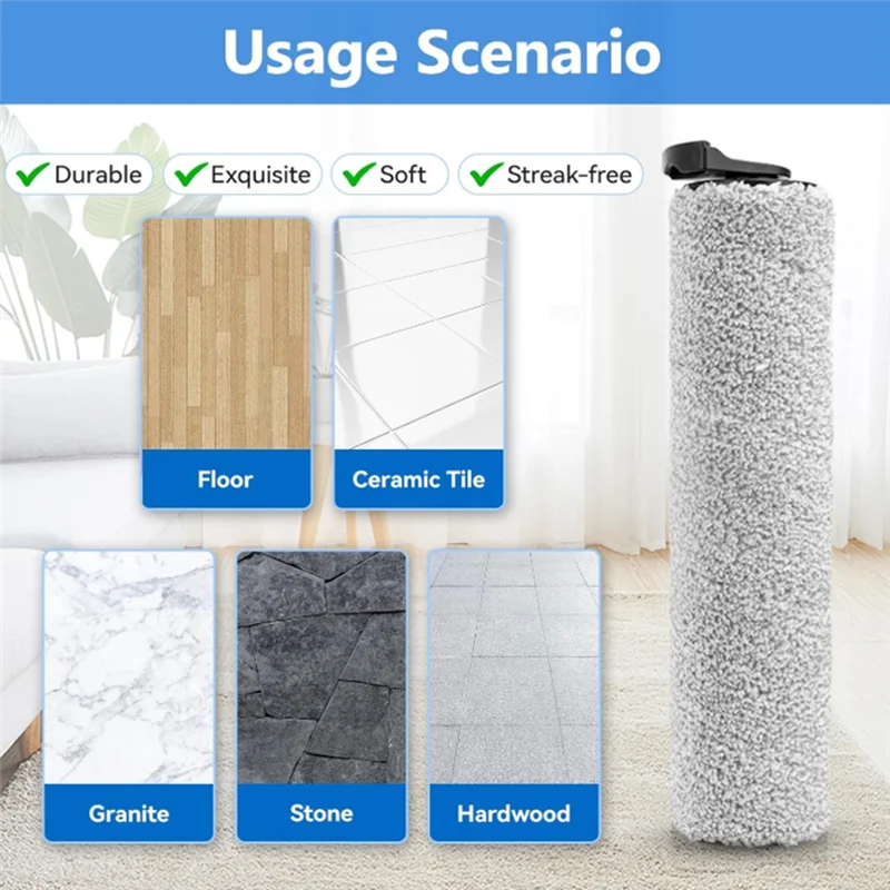 TCF-Per Tineco Ifloor 3 e Floor One S3 Rulli spazzola di ricambio e filtri Hepa Parti per aspirapolvere asciutto e bagnato senza fili