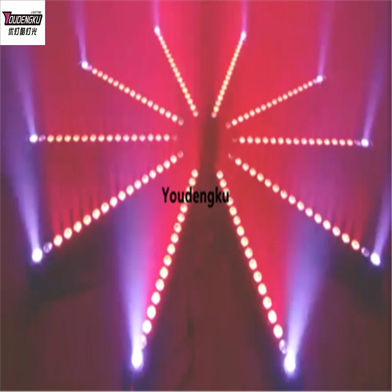 

4 шт. 18x10 Вт DMX светодиодный бАР RGBW 4 в 1 светодиодный сценический DMX512 настенный светильник для внутреннего использования Dj Disco