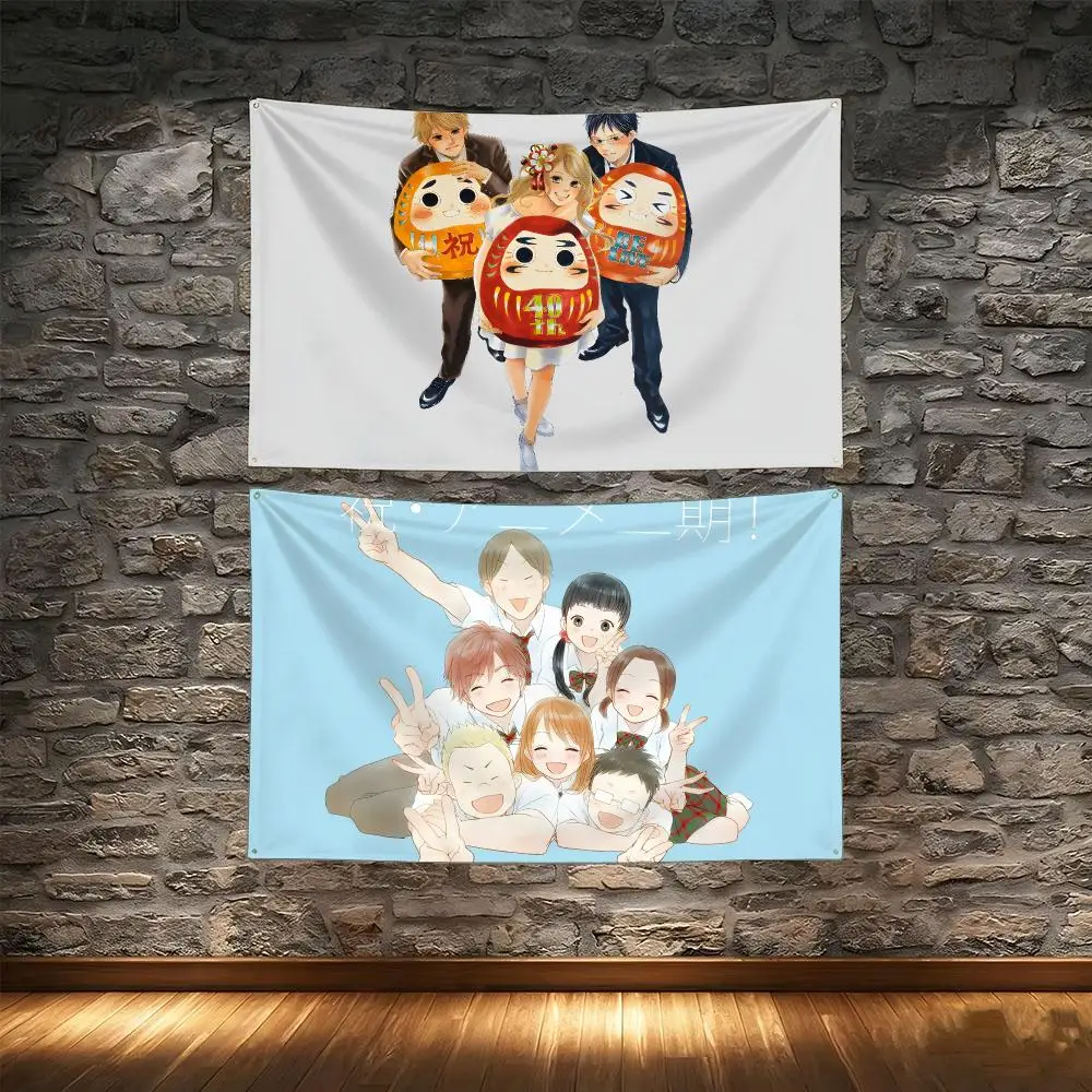 Youth Anime C-Chihayafuru Flags Tapestry Creative Pattern Photo Living Room Wall Art Party Outdoor Decor