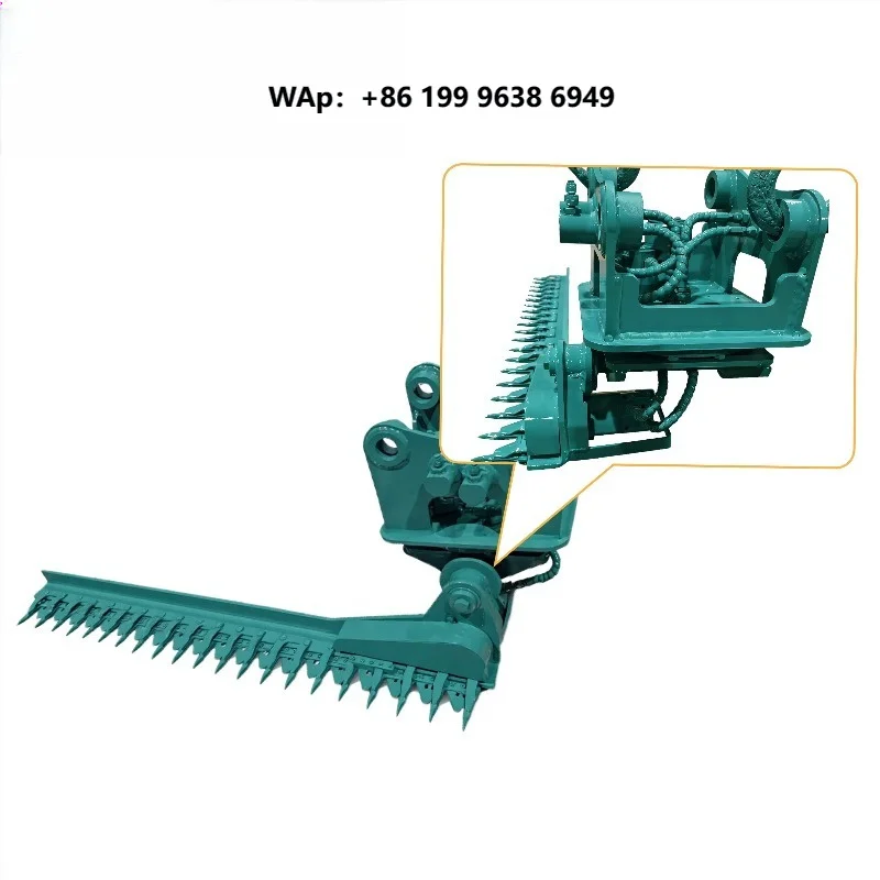 Excavator Hedge Trimmer Hydraulic Tree Branch Cutter Excavator Mounted Green Cutter for Road Greening Pruning