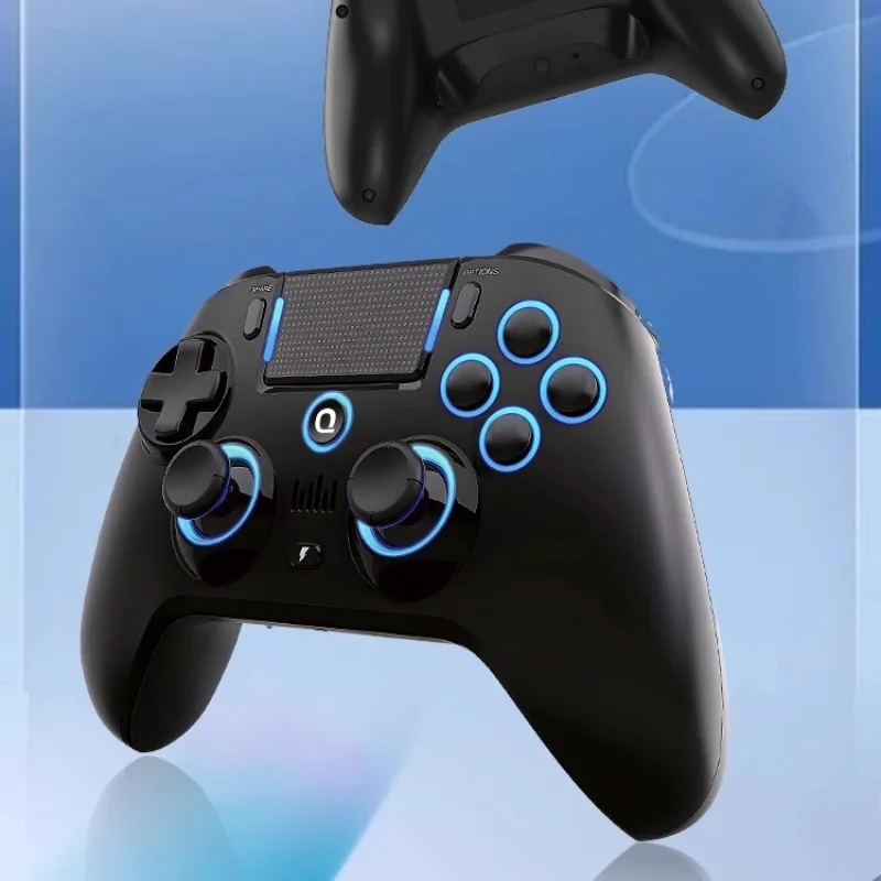 Game Controllerhall Joystickmechanical Buttons Compatiblergb Lighting Effects Six Axis Body Suitable Esports Playersall Platform