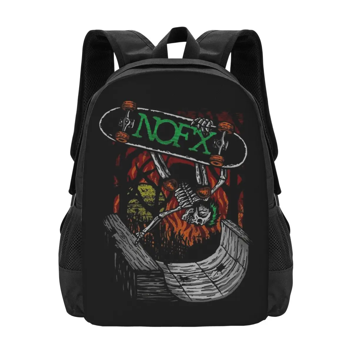 Skate Nofx Backpack Hot Sale Daypack Large Capacity Children BookBag School Bag Shoulder Bags for Men Women