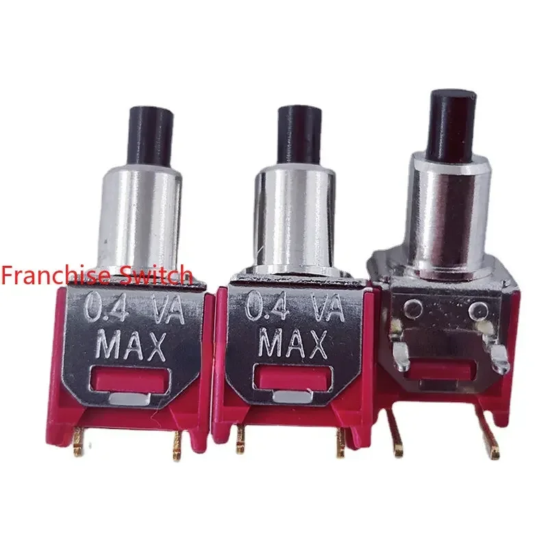 

10 шт. 2-контактных кнопочных переключателей без фиксации 0.4 VA MAX, импортные.