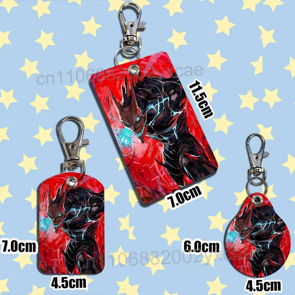 Kafka Hibino Kaiju No. 8 Cartoon Movie Singer Game Anime Leather Card Holder Can Store Access Control