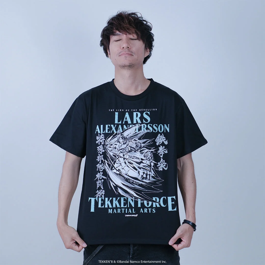 2026 Summer Iron Fist 8 Lars Rebel Lion Print Oversized T-shirt, Game Casual Sports Jersey, Exclusive for Avid Fans