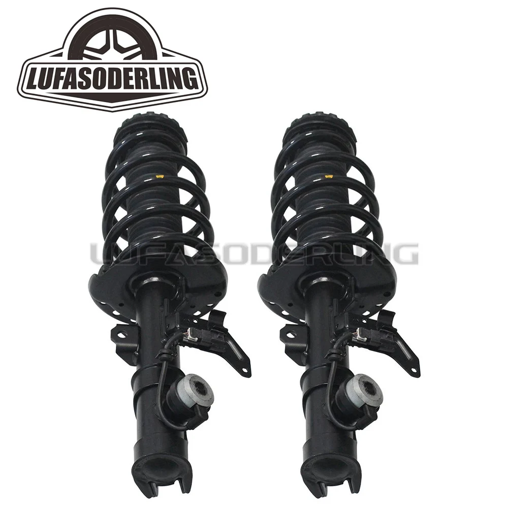 

2 шт., передняя левая и правая подвеска, амортизатор в сборе с электрическим устройством для Cadillac SRX 2010-2016 22993799 22793800 22793799