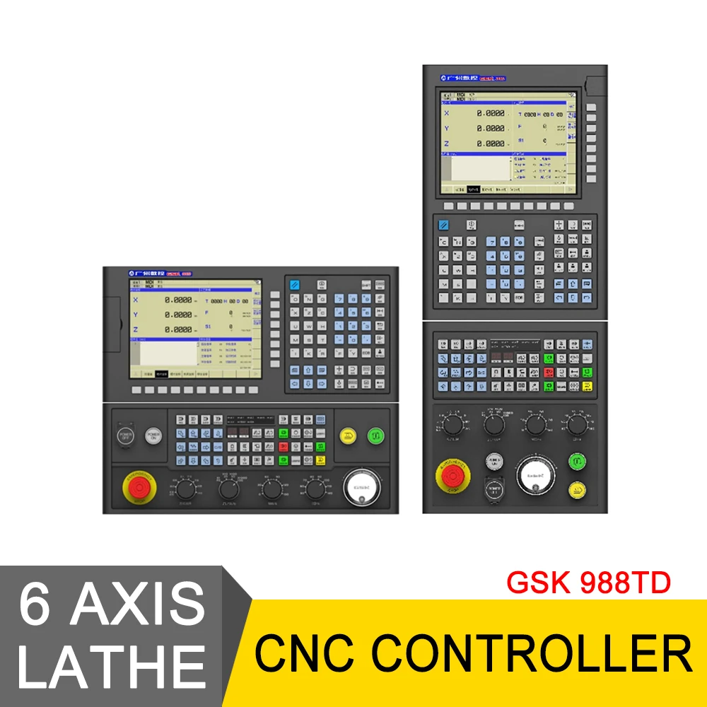 GSK 988TD CNC Controller 6 Axis Lathe Control System Kit For Machine Tools Transformation