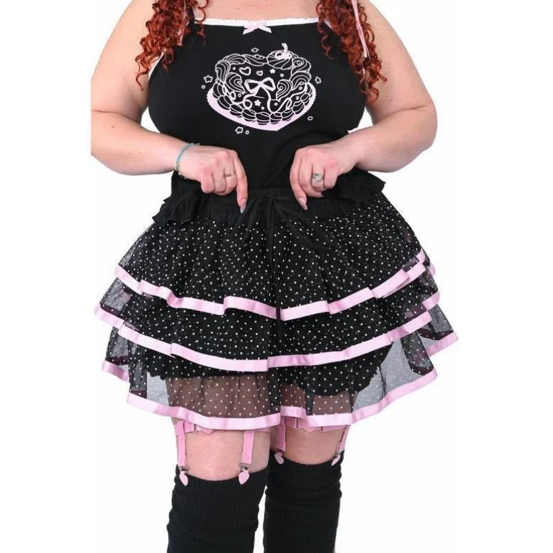 

Черная юбка с рюшами и украшением из ленты, трансграничный новый повседневный спортивный костюм Seven Sve, осенний сезон