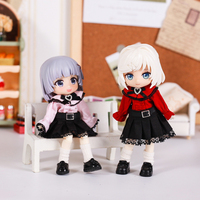 NEW Ob11 Doll Clothes Gorgeous Lace Retro Dress Set Doll Lace Edge Skirt Clothes For Ob11,Obitsu11,Molly, Gsc, Ymy, 1/12Bjd Doll