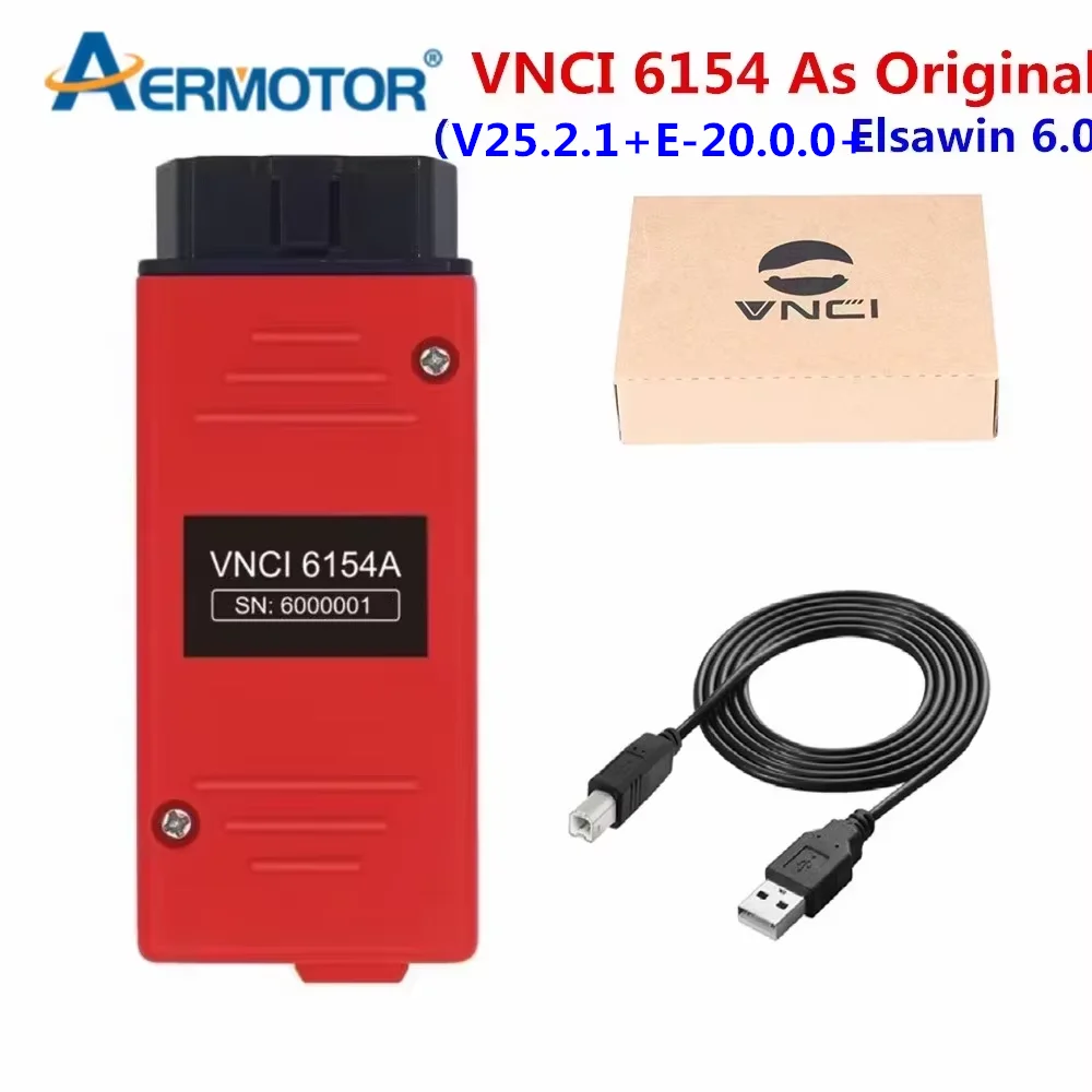 Top VNCI 6154 SVCI 6154A ODS 25.2.1 Support CAN FD DoIP Protocol Original Driver Cover Full Function OBD2 Car Diagnostic Scanner