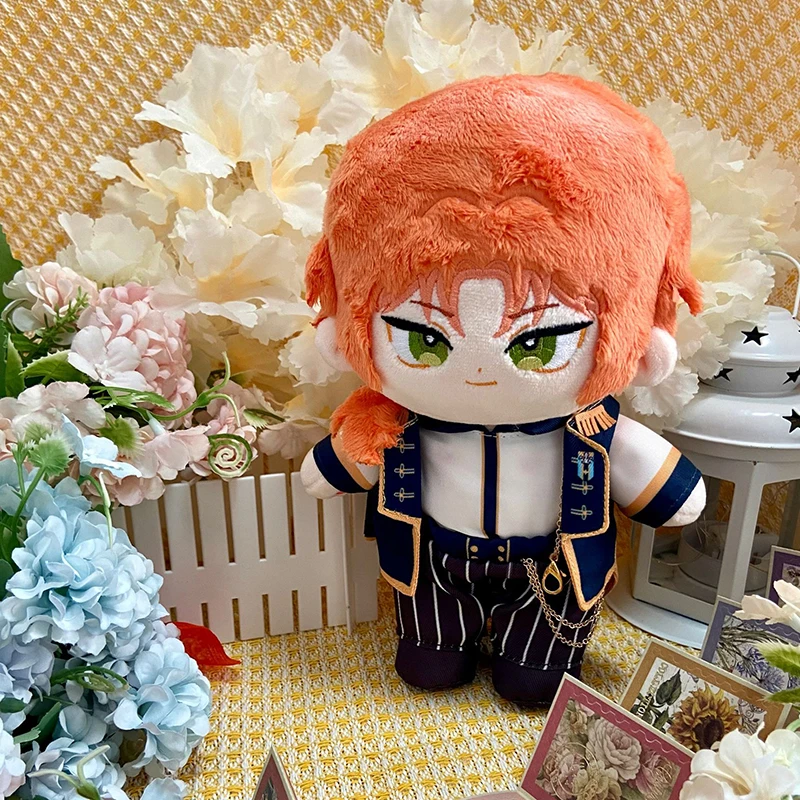 20cm Doll Coat Toy Anime Ensemble Stars Tsukinaga Leo Cotton Doll Cartoon Dress-up Stuffed Toy Children's Fans Adults Plush Gift