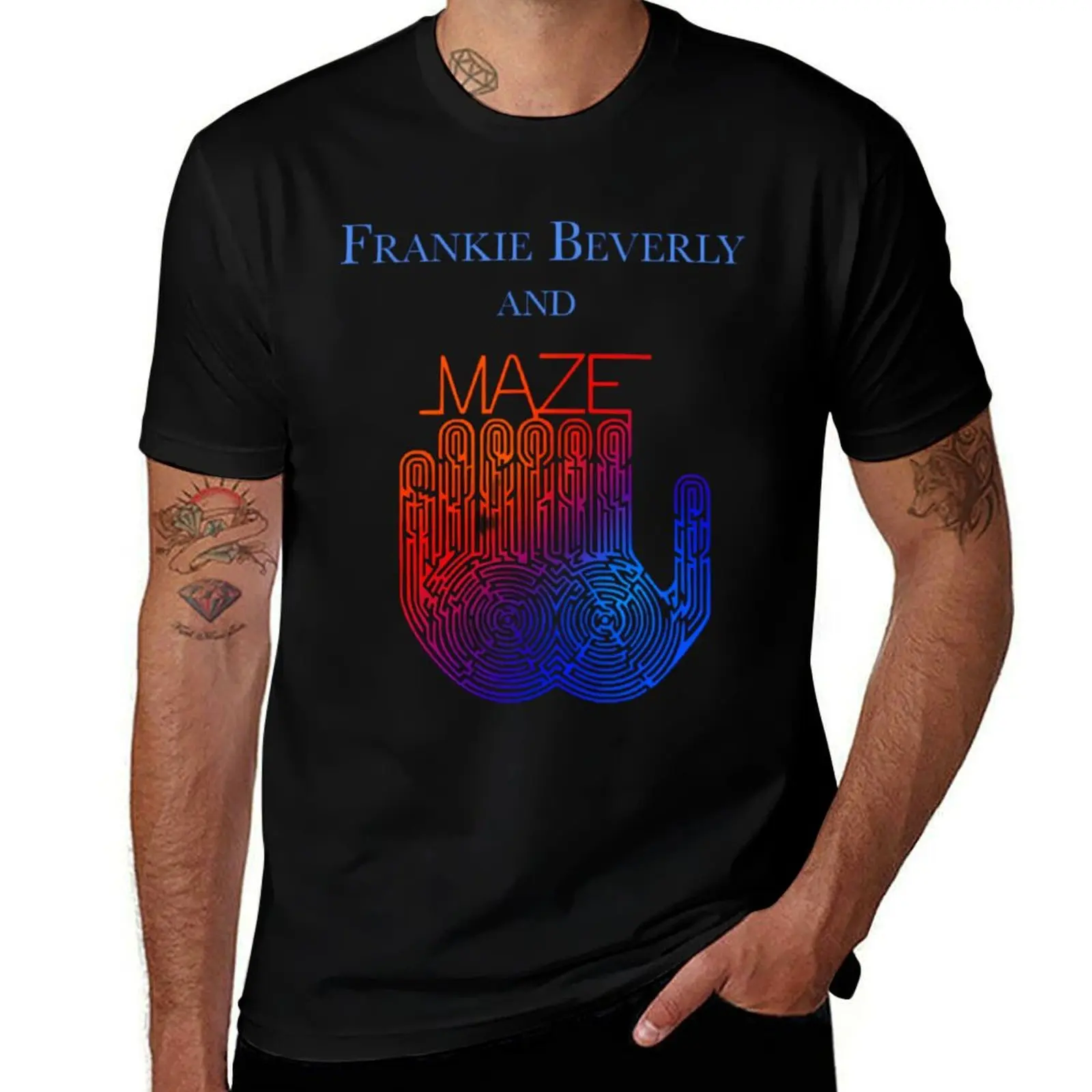 Frankie Beverly And Maze T-Shirt Holiday Casual Short Sleeve Top T-Shirt