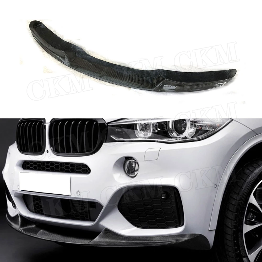 

Carbon Fiber/FRP Material Front Bumper Lip Spoiler For BMW X5 F15 M Sport 2014 2015 2016 2017 2018 M Style Chin Protector