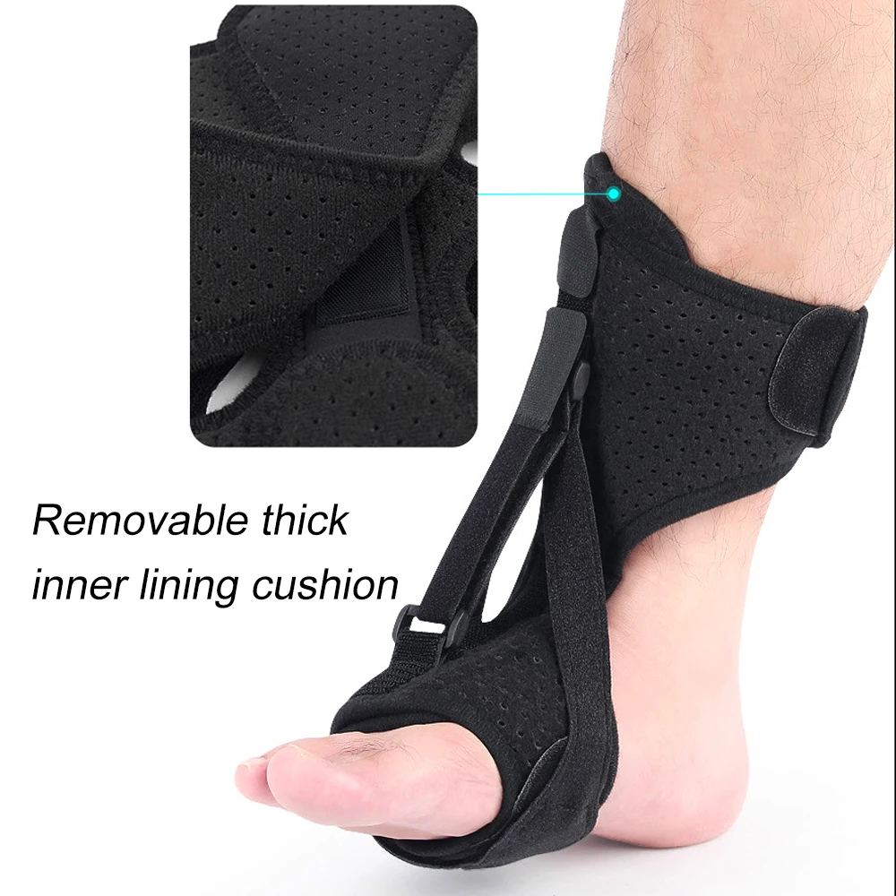 1pc AFO Drop Foot Brace, Adjustable Foot Drop Orthotic Brace Plantar Fasciitis Recovery Foot Splint Support, Prevent Orthopedic