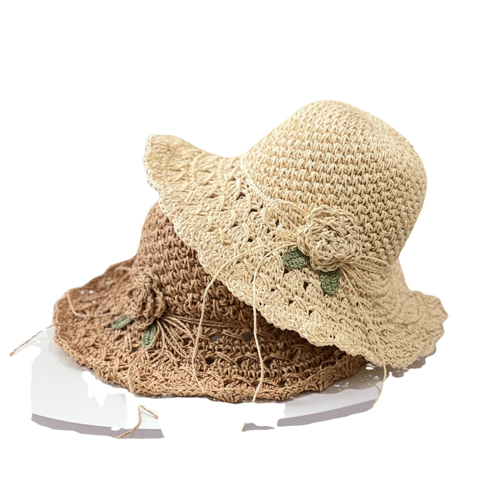 New Beach Hat Handwoven Summer Straw Hat Women