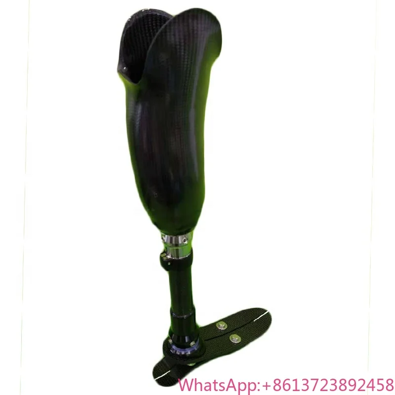 

Prosthetic Leg Carbon Fiber Foot Amputees Prosthesis Foot BK Set Artificial Limbs