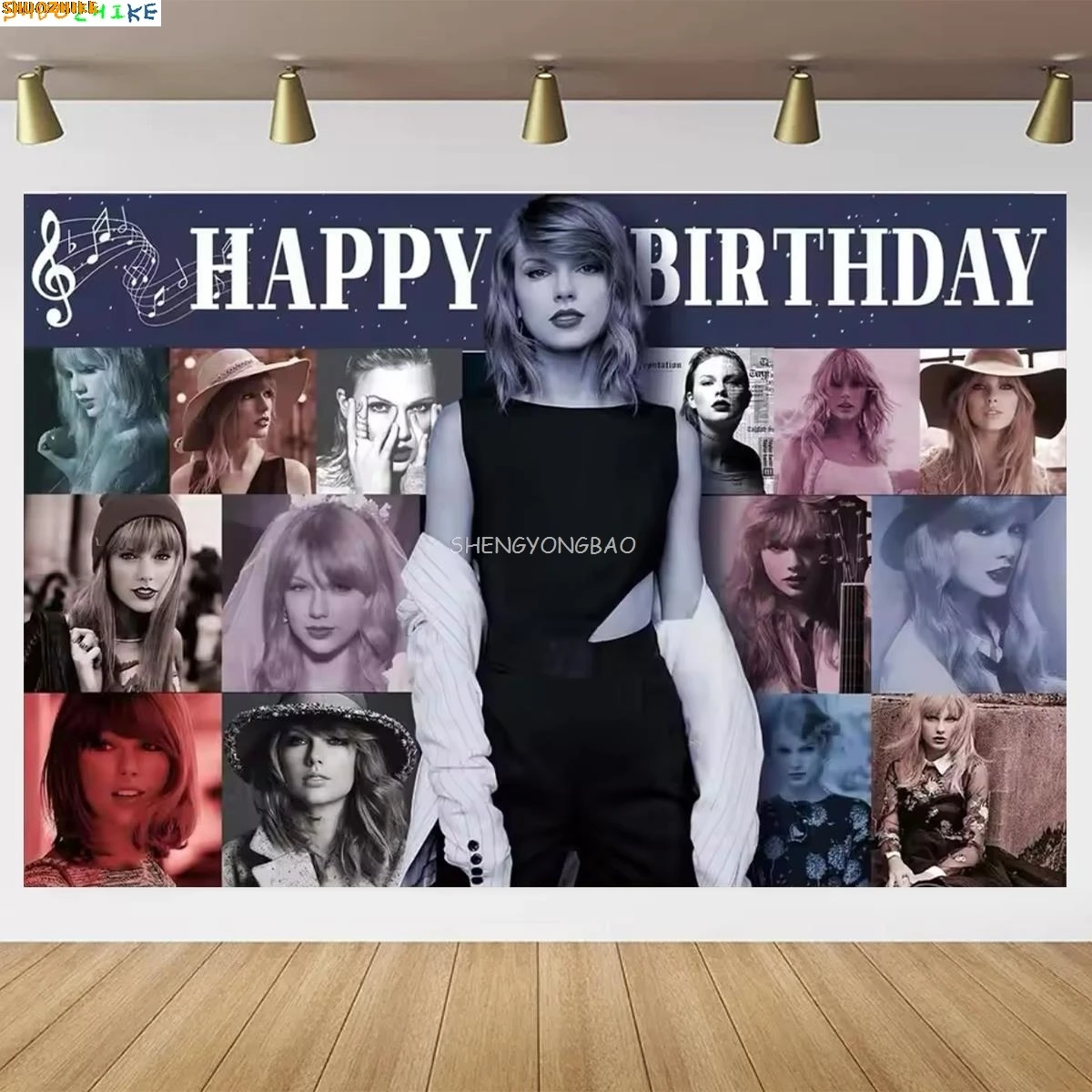 

Famous American Singer Photography Backdrops Birthday Party Swizzle Baby Shower Girl Gift Photo Studio Background GS-01