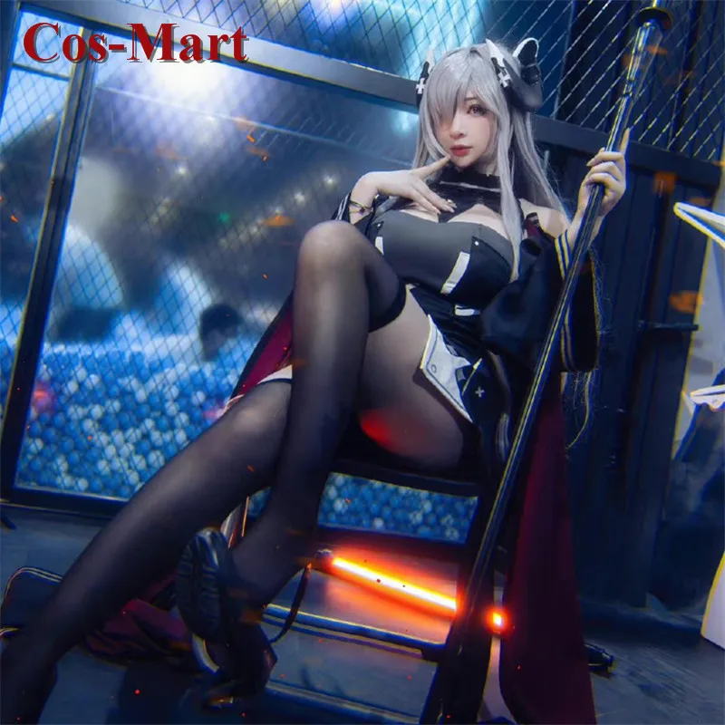 

Cos-Mart Game Azur Lane KMS August Von Parseval Cosplay Costume Sweet Combat Dress Activity Party Role Play Clothing Custom-Make