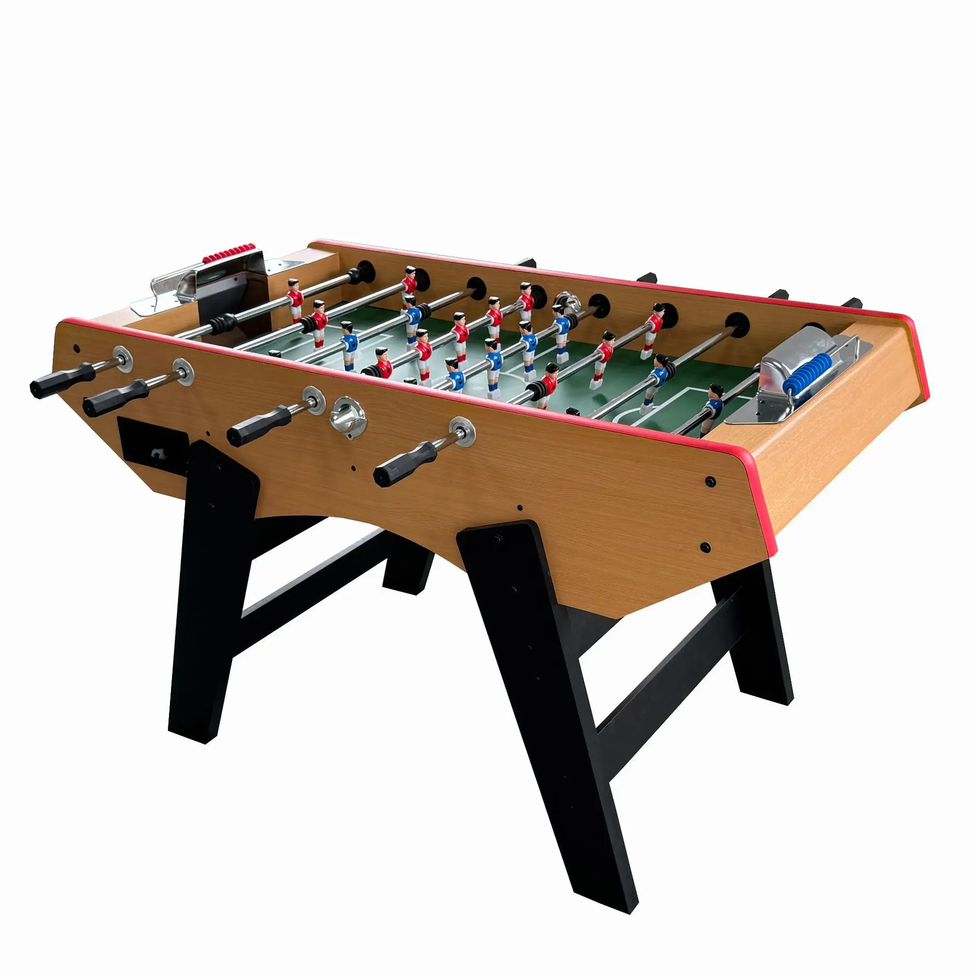 1.4-meter large football table, luxury French telescopic rod table football game for adult events