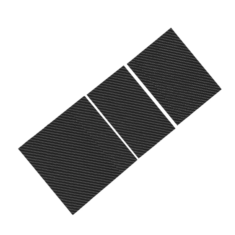 

Подходит для Tesla, новая модель 3 + 2024, черная наклейка на центральную панель управления из углеродного волокна, наклейка на центральную панель управления