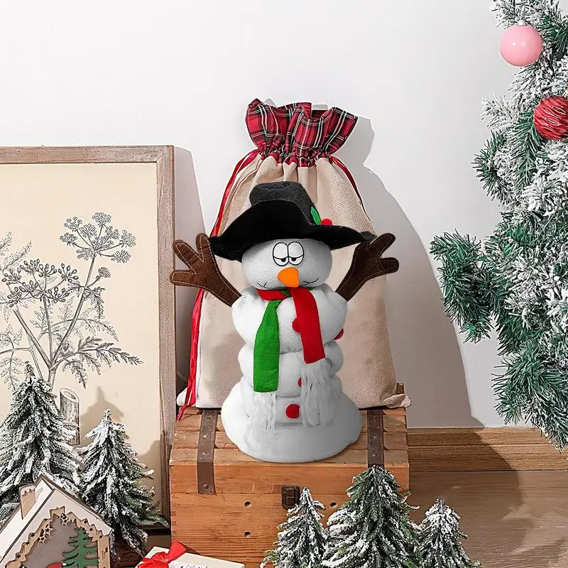 Muñeco de nieve bailando, juguetes de peluche navideños, juguete de peluche que canta para niños, muñeco de Navidad interactivo, muñeco de peluche eléctrico de Navidad