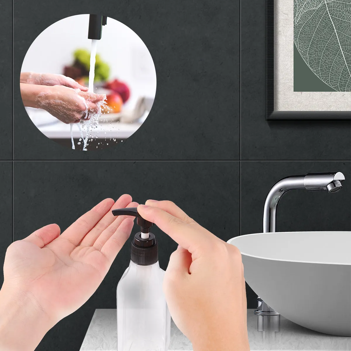 

6 шт. 200 мл пустых квадратных пластиковых флаконов с дозатором-помпой для лосьона, шампуня, жидкого мыла, дорожные контейнеры, ассорти