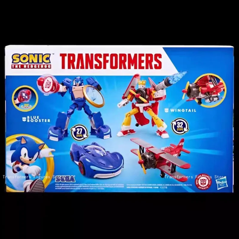 

Sonic Hedgehog Transformer Robot Toy G1 Movie Cartoon Action Figure Anime Model Doll Co-branded Series Collectible Gifts