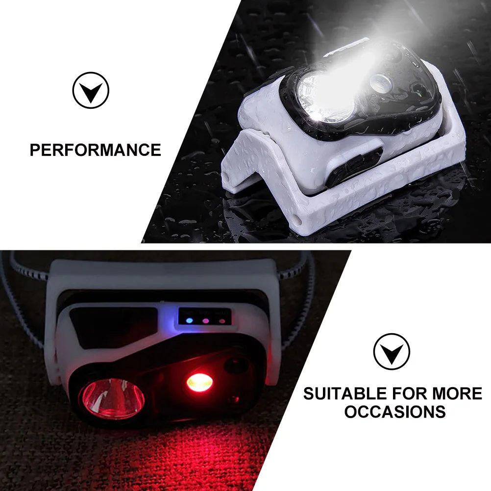 

Intelligent Sensor Headlamp USB Charging Outdoor Light Hiking Headlight Waterproof Adjustable Angle Multi-function Beads
