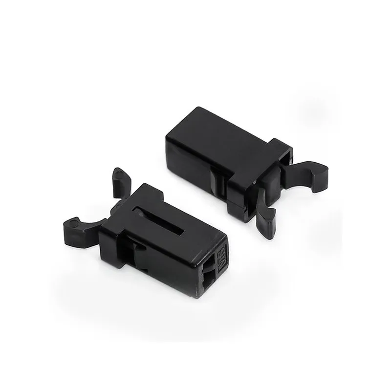 31 pcs Push-Type Spring Clasps, Black Plastic Body for Trash Can Lids, Multipurpose, Versatile, Practical
