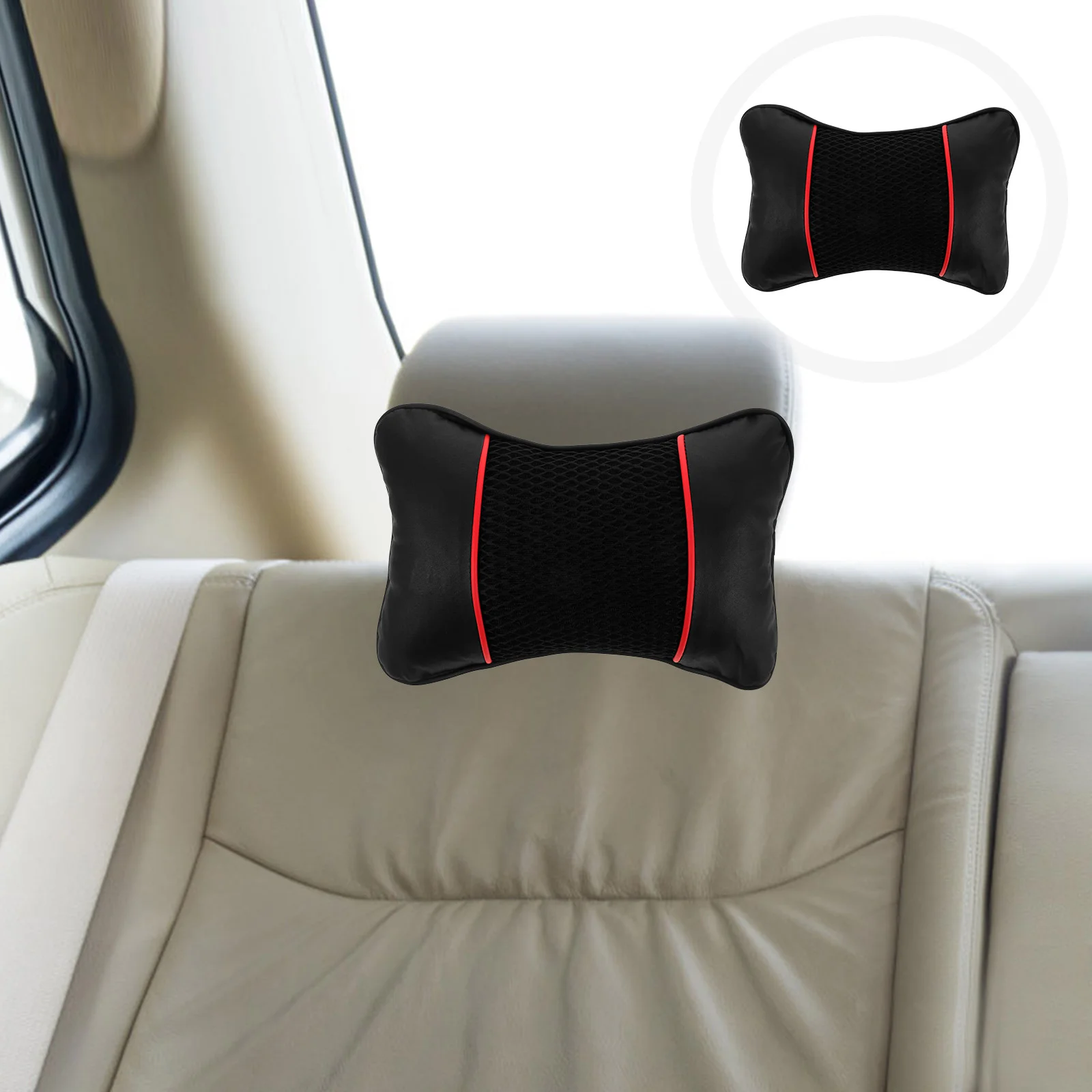 

Seat Headrest Cushion Neck Pillow Travel for Traveling Car Sleeping Gaming Chair Plane