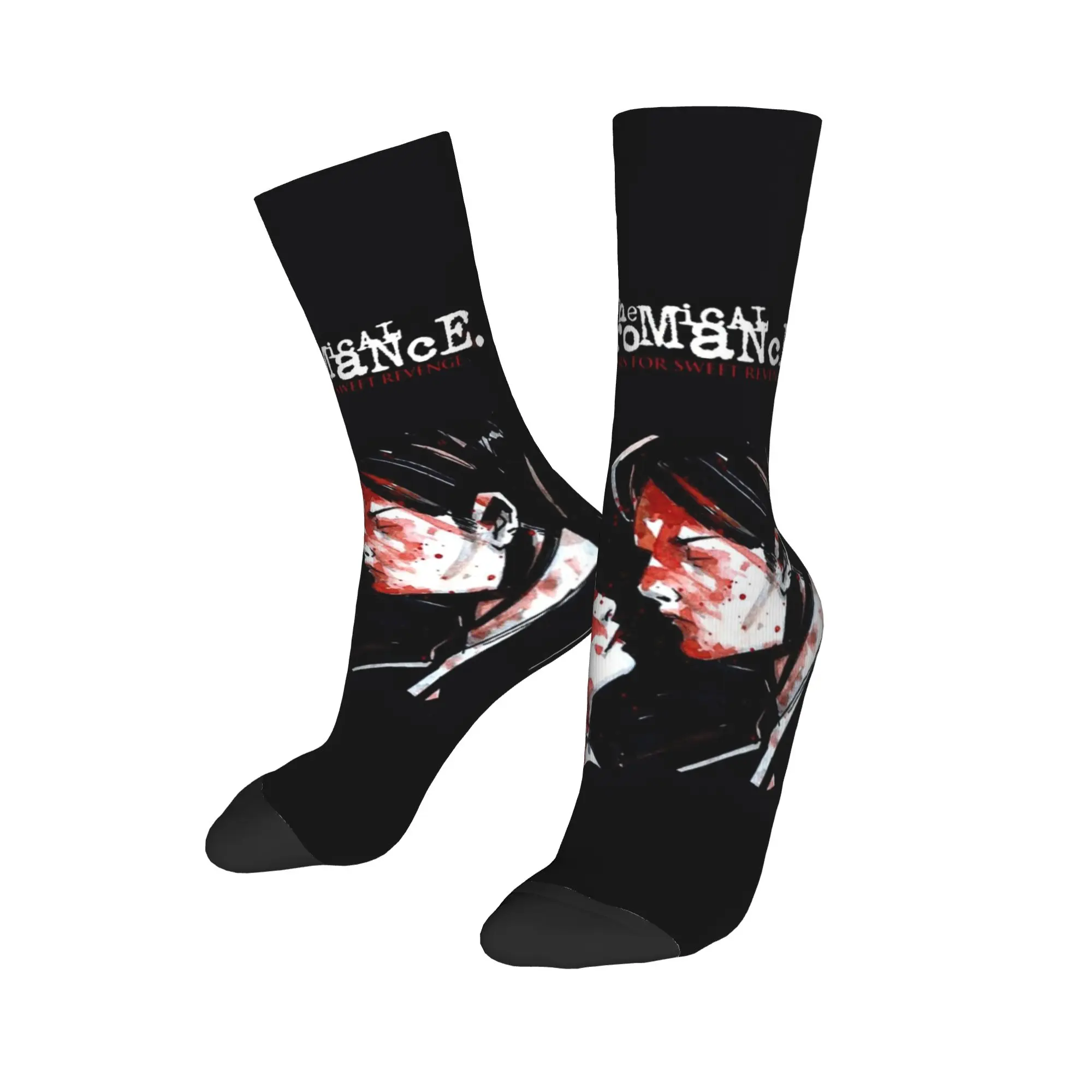 

Autumn Winter Casual Men's Women's MY CHEMICAL ROMANCE Socks Sweat Absorbing Basketball Socks