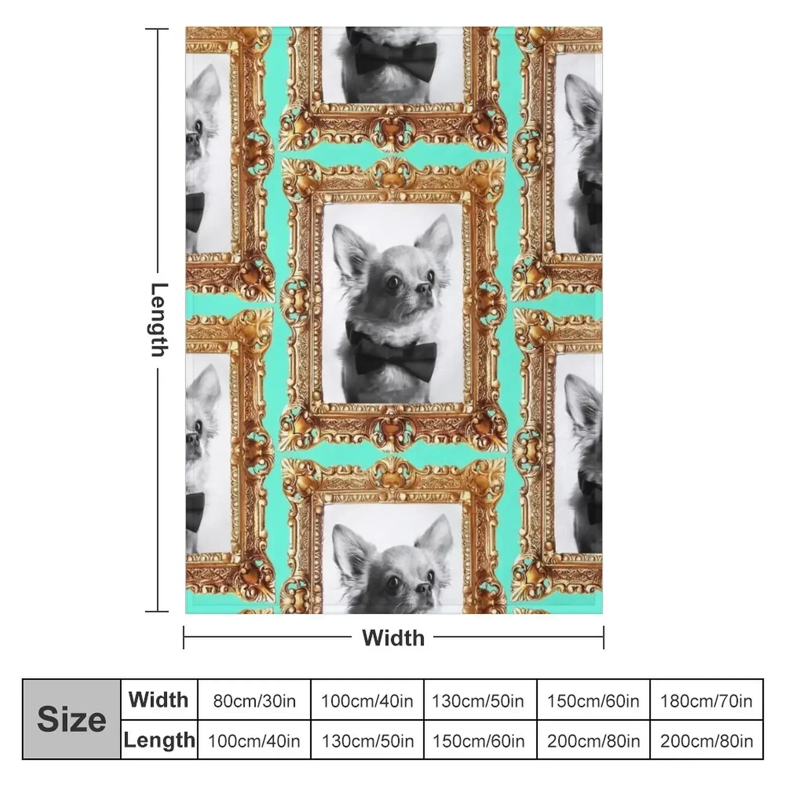 Mr. Chihuahua Throw Blanket anime Warm funny gift warm winter Blankets Sofas Of Decoration Picnic Blankets