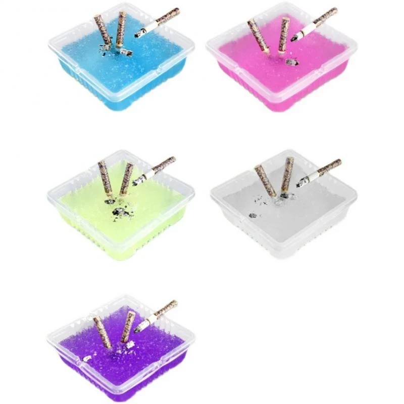 30PCS shtray Disposable Ashtray Smoke removal sand remove smoke smell Family Hospitality Convenient Disposable Practical Ashtray