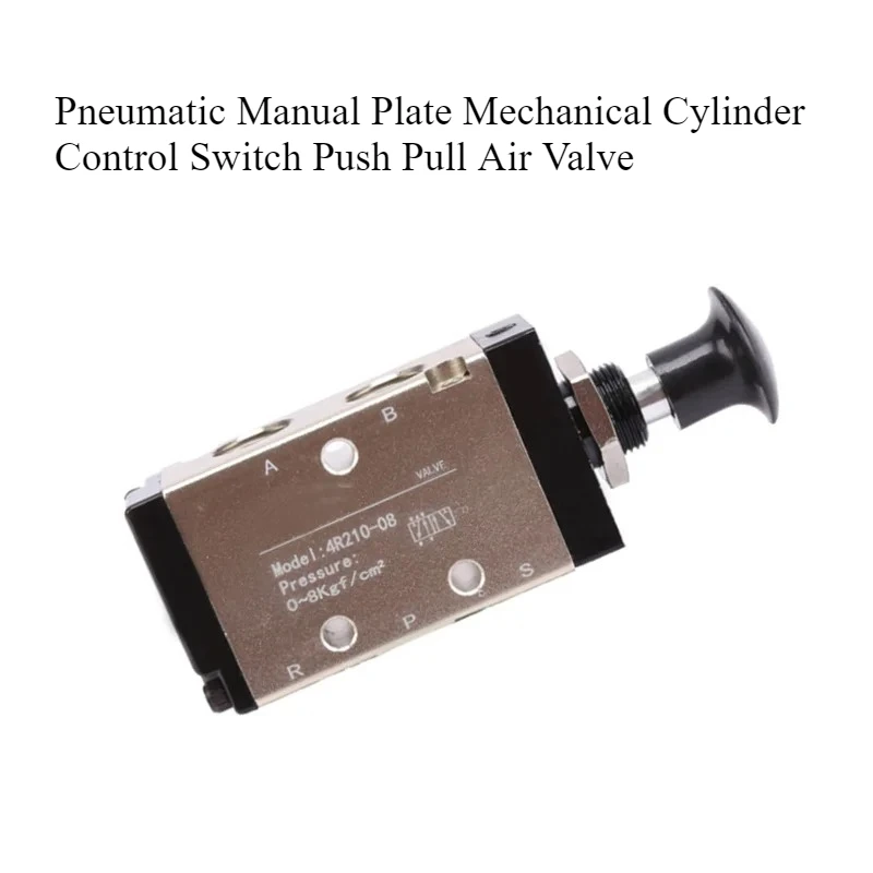 

Heavy Duty Push-Pull Air Valve 4R210-08 4R310-10 - Manual Actuated for Hydraulic Presses, Automotive Assembly Lines