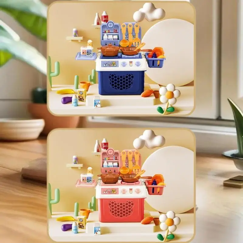 อุปกรณ์ครัวของเล่นจินตนาการ 32/25/23 ชิ้น เกมสนุกและเสริมสร้างการเรียนรู้สำหรับเด็ก เหมาะสำหรับเป็นของขวัญ