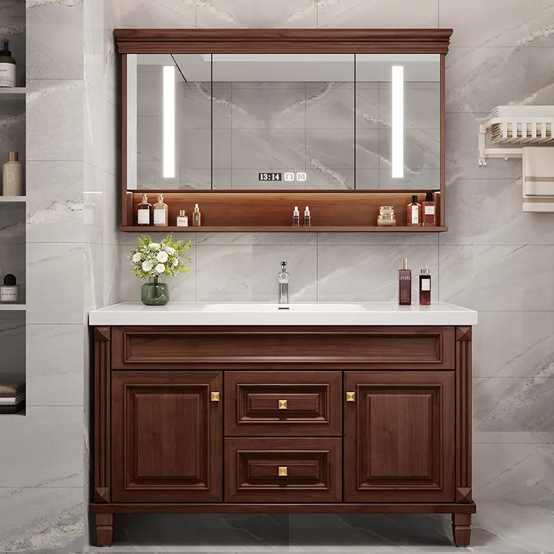 

Display Rustic Bathroom Storage Cabinet Brown Luxury Hotel Bathroom Storage Cabinet Drawers Modern Meuble De Rangement Furniture