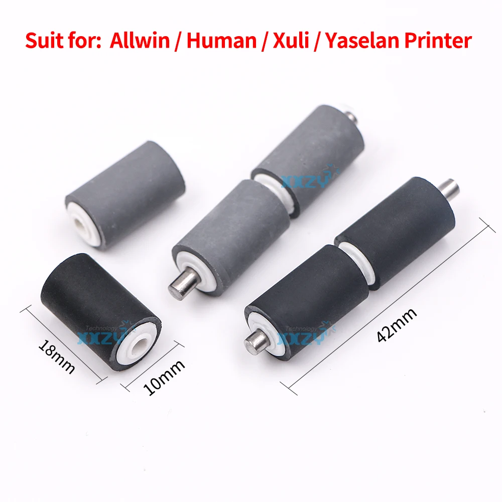 طابعة المذيبات البيئية قرصة الأسطوانة للطابعة النافثة للحبر البشرية Allwin Yaselan Xuli DX5/DX7 عجلة الورق المطاطية