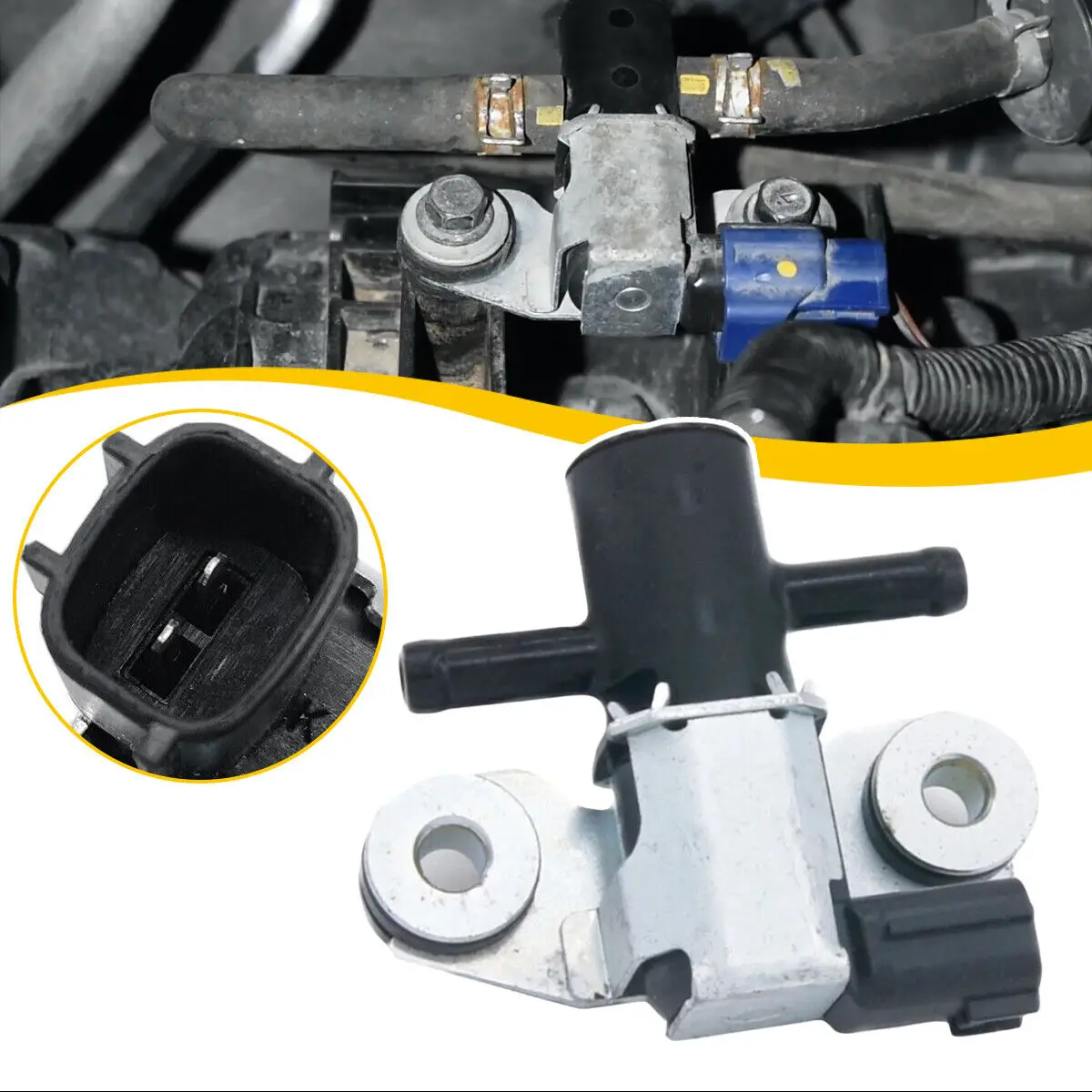 K5T46696 Vapor Canister Purge Solenoid Valve for Infiniti FX50 2009-2013 JX35 2013 Nissan Altima GT-R Maxima Murano Pathfinder