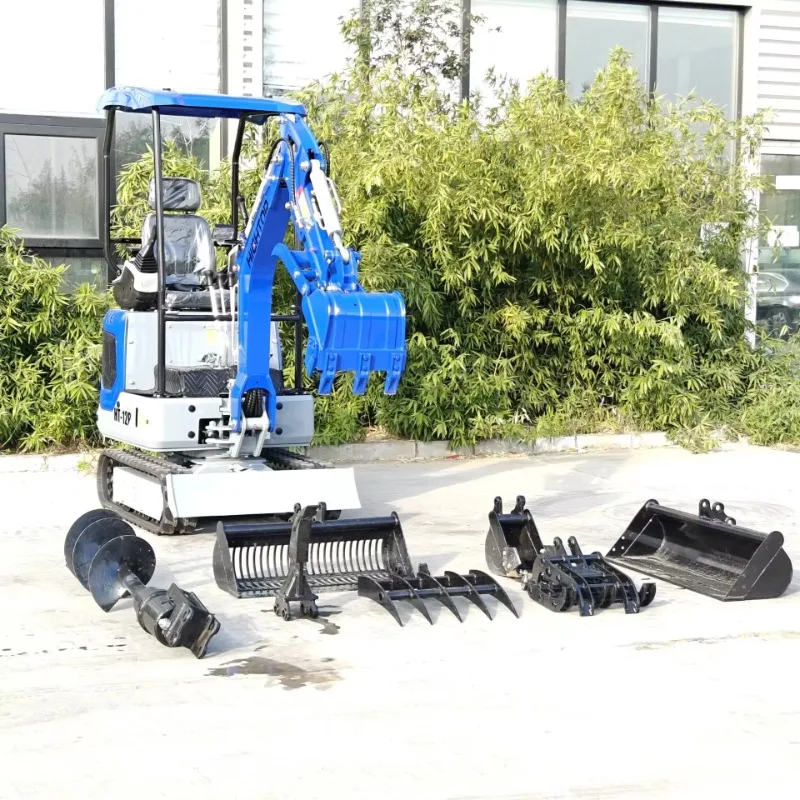 Hydraulischer Rasentrimmer/Heckenschere für Bagger, Grapple-Aufsatz, Handel mit Holz, Zuckerrohr, Rohr, Metallschrott