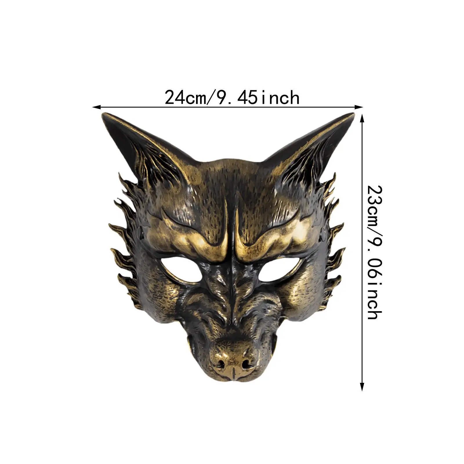Halloween Wolf Mask Cosplay Costume Head Mask Fancy Dress maschera per il viso per bomboniere gioco di ruolo Night Club Festival Carnival