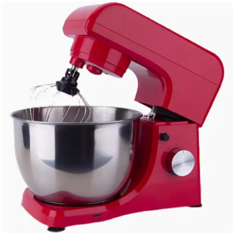 

Electric Stand Food Mixer Chef Machine Stainless Steel 5L Bowl Cream Blender Knead Dough Cake Bread Whisk Egg Beater