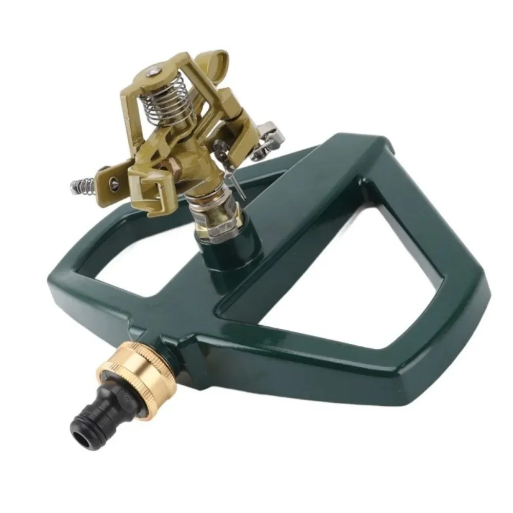 360° Rotation Garden Hose Sprinkler Zinc Alloy Construction Adjustable Sprinkler Head Irrigation System Sprinkler
