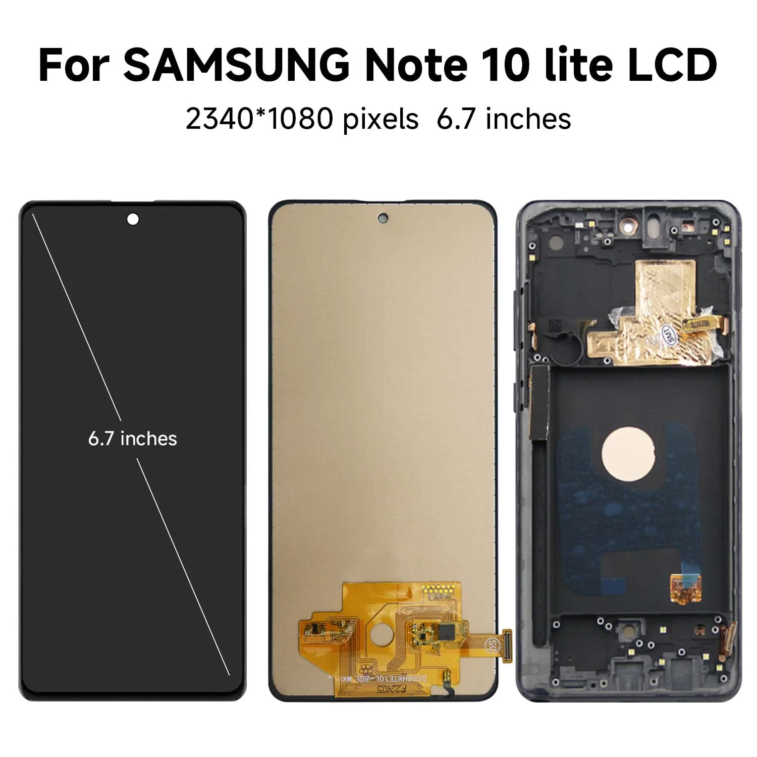 TFT Display Screen for Samsung Galaxy Note 10 Lite Lcd Display With Touch Screen Digitizer Parts For Samsung N770 N770F/DS/DSM