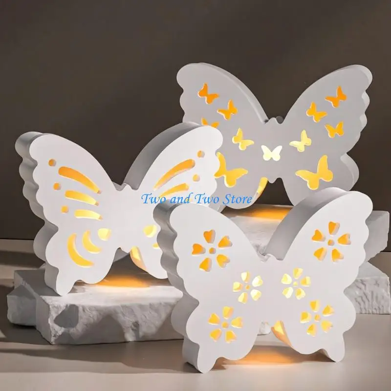 Hx6f Hollow Butterfly Silicone Mould for Decorative Storage Box صياغة خفيفة الوزن 30 غرام من الدرجة