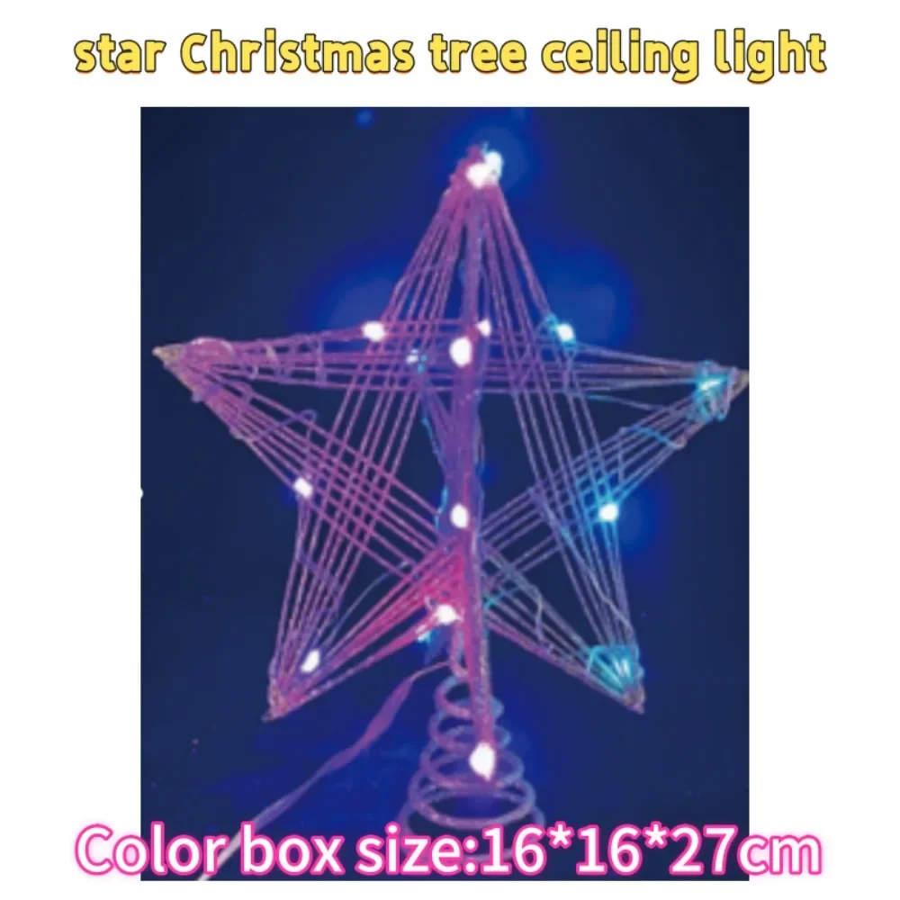 Led Tree Top Star Angel Star Xmas Tree Topper Lights Smart BT APP DIY Christmas Tree Decoration Holiday Party Tree Topper Lights