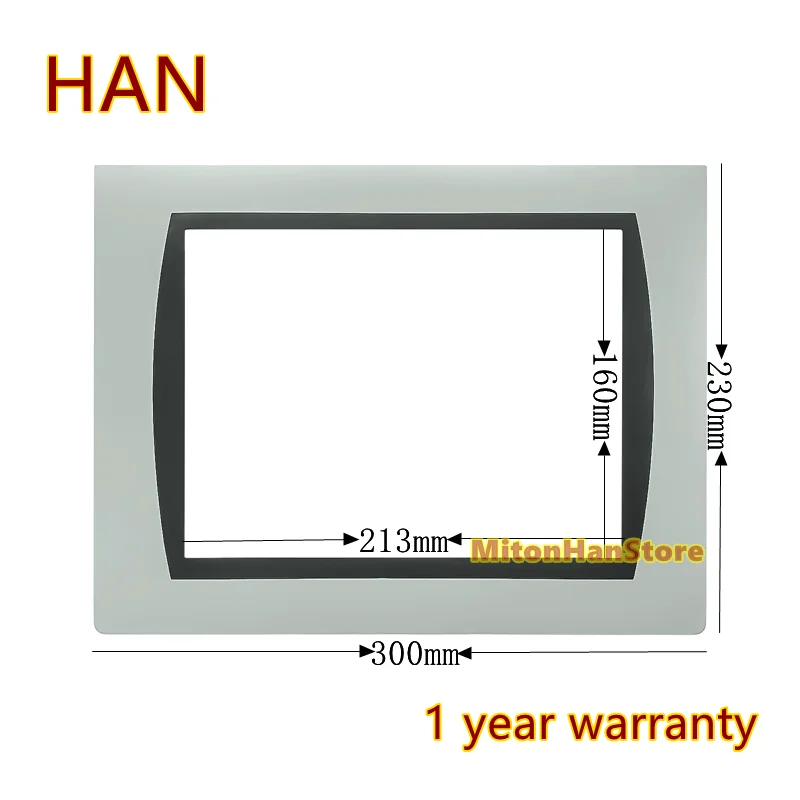 Untuk PanelView C1000 Overlay Overlay layar sentuh Digitizer kaca Overlay lapisan pelindung