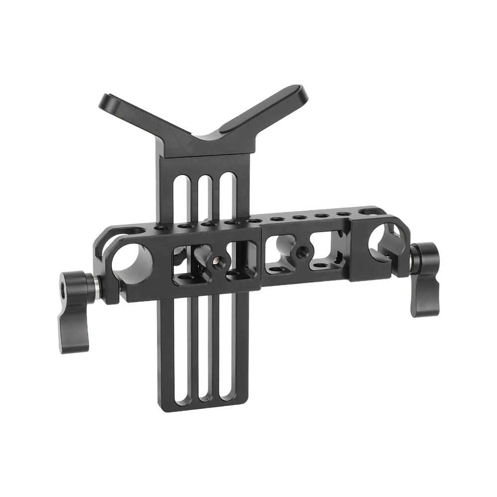 CAMVATE 15 mm LWS universele lenssteun met 15 mm staafklem Y-vormige beugel compatibel met 50-140 mm lensdiameter