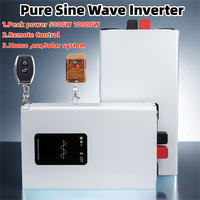 10000W 5000W Pure Sine Wave Inverter 10KW DC 12V 24V 48V To AC 110V 120V 220V Portable Charger Solar Off Grid Power Inverters
