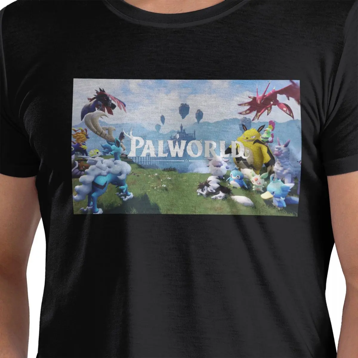 

Palworld Game Lover 100% Cotton T-Shirt Men'sClassic T Shirts Men Crew Neck Short Sleeve S-6XL